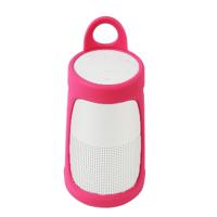 Draagbare silica gel Bluetooth Speaker beschermhoes voor BOSE SoundLink revolve + (Rose Red)
