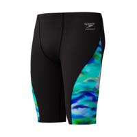 Speedo Spliced Printed jammer zwart/groen heren