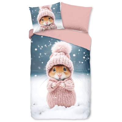 Kids Dieren & Stippen & Natuur 140x200 Cm Ademend & Anti-allergisch & Verwarmend Good Morning - Dekbed-Discounter.nl