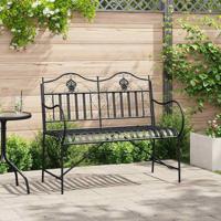 Tuinbank Zwart 104 x 54 x 93cm Staal