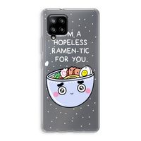 I'm A Hopeless Ramen-Tic For You: Samsung Galaxy A42 5G Transparant Hoesje