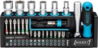 Hazet smartholder gereedschaphouder 2300sh-1 | 1/4 inch (6,3 mm) zeskant massief, 1/4 inch (6,3 mm) vierkant hol | sleufprofiel, kruiskop profiel ph, pozidriv-profiel pz | 39-delig
