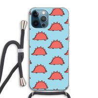 Dinosawrr: iPhone 12 Pro Max Transparant Hoesje met koord