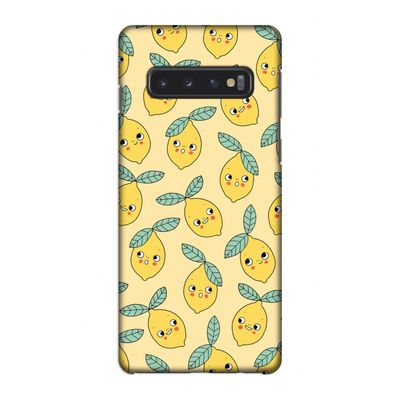 Citroenen: Samsung Galaxy S10 4G Volledig Geprint Hoesje