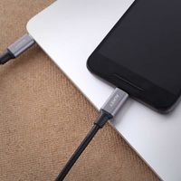 AUKEY CB-CD5 USB-kabel 1 m USB 2.0 USB C Zwart, Grijs - thumbnail