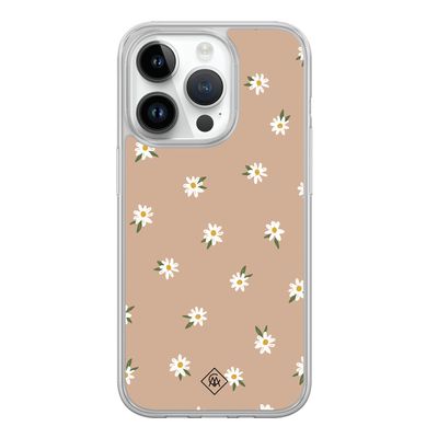 iPhone 14 Pro hybride hoesje - Sweet daisies