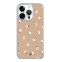 iPhone 14 Pro hybride hoesje - Sweet daisies