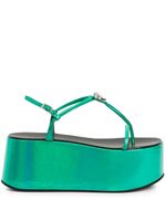 Giuseppe Zanotti sandales Barnack 80 mm à plateforme - Vert