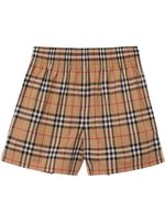 Burberry short à motif Vintage Check - Tons neutres - thumbnail