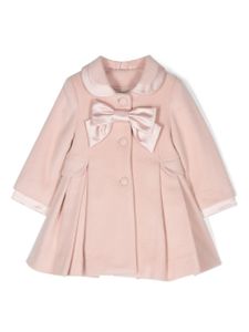 Lapin House manteau plissé à détail de nœud - Rose