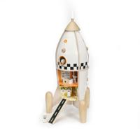 Classic World world houten bouw raket, 51dlg.