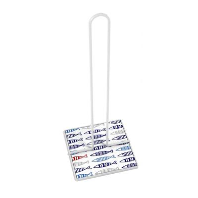 Houder voor keukenpapier Versa Vissen Metaal Staal Hout MDF (16,5 x 31 x 13 cm)