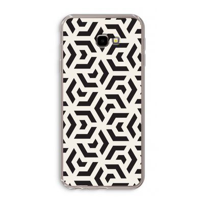 Crazy pattern: Samsung Galaxy J4 Plus Transparant Hoesje