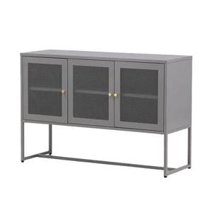 Nest living Sita metalen dressoir grijs - 120 x 80 cm