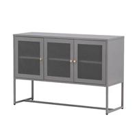 Nest living Sita metalen dressoir grijs - 120 x 80 cm - thumbnail