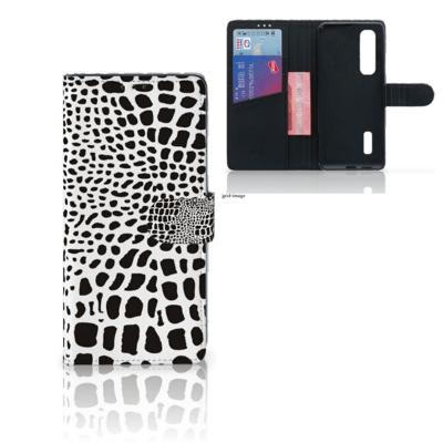 OPPO Find X2 Pro | Telefoonhoesje | Met pasjeshouder | Slangenprint