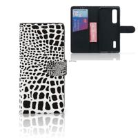 OPPO Find X2 Pro | Telefoonhoesje | Met pasjeshouder | Slangenprint