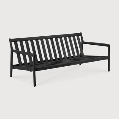 Ethnicraft 2-zits Tuinbank 'Jack' Teakhout, kleur Zwart