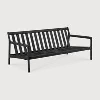 Ethnicraft 2-zits Tuinbank 'Jack' Teakhout, kleur Zwart
