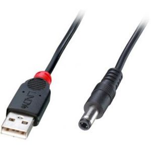 Lindy 70268 USB voedingskabel kabel USB A --> DC 1,5m