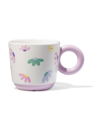 HEMA Mok 280ml Aardewerk Bloem