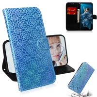 Voor Huawei Honor 20 effen kleur kleurrijke magnetische Buckle horizontale Flip PU lederen draagtas met houder & kaartsleuven & portemonnee & Lanyard