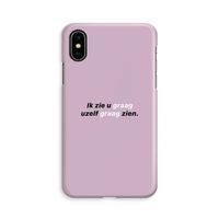 uzelf graag zien: iPhone Xs Volledig Geprint Hoesje