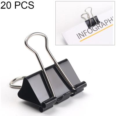 20st 51 mm zwart metalen Clip Notes brief paperclip Office Bind 20st 51 mm zwart metalen Clip Notes brief paperclip Office Bind