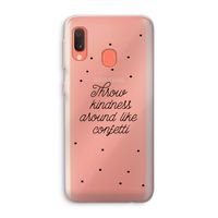 Confetti: Samsung Galaxy A20e Transparant Hoesje
