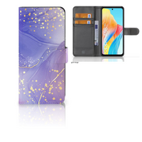 Hoesje voor OPPO A98 5G Watercolor Paars