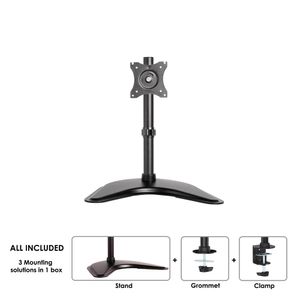 NeoMounts Flat Screen Desk mount (10-30 ) desk clamp/stand/grommet