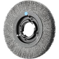 PFERD TOOLS Ronde borstel breed ongetordeerd RBU Ø 200 x 25 mm variabel boorgat Ø roestvrijstalen draad 0,30 voor slijpblok 1 POS RBU 20025/AK32-2 INOX 0,30