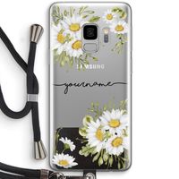 Daisies: Samsung Galaxy S9 Transparant Hoesje met koord