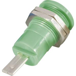 Schnepp BU 4600 gr Veiligheids-labconnector, female Bus, inbouw verticaal Stift-Ø: 4 mm Groen 1 stuk(s)