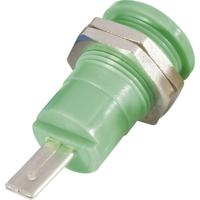 Schnepp BU 4600 gr Veiligheids-labconnector, female Bus, inbouw verticaal Stift-Ø: 4 mm Groen 1 stuk(s) - thumbnail