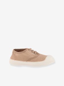 Katoenen tennisschoenen voor kinderen met vetersluiting BENSIMON® beige