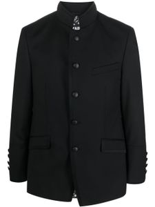 Karl Lagerfeld blazer Glory à simple boutonnage - Noir