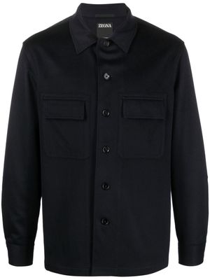 Zegna surchemise Alba Oasi - Bleu