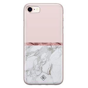 iPhone 8/7 siliconen telefoonhoesje - Rose all day