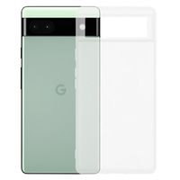 Antislip Google Pixel 6a TPU Hoesje - Doorzichtig - thumbnail