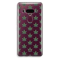 Weed: HTC U12+ Transparant Hoesje Weed: HTC U12+ Transparant Hoesje