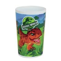 Jurassic World dinosaurus - drinkbeker - kunststof - 220 ml - onbreekbaar