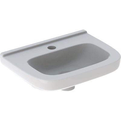 Geberit 300 Basic fontein met kraangat rechts zonder overloop 40x25x15cm wit s8400210000g