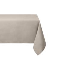 Stof Textiles Tafelkleed - 145 x 245 cm - lichtgrijs - Eettafel tafellakens - polyester