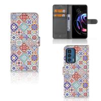 Motorola Edge 20 Pro | Bookcase | Tiles Color Motorola Edge 20 Pro | Bookcase | Tiles Color