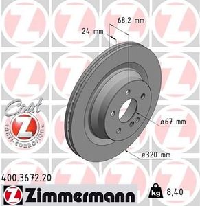 Remschijf Coat Z 400367220