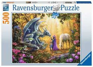 Ravensburger Puzzel 500 stukjes Drakenfluisteraar