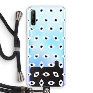 Eyes pattern: Huawei P Smart Pro Transparant Hoesje met koord