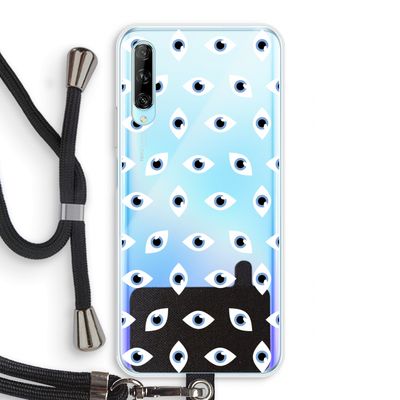 Eyes pattern: Huawei P Smart Pro Transparant Hoesje met koord