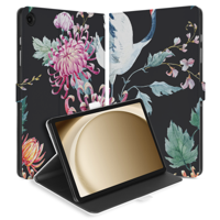 Samsung Galaxy Tab A9 Plus Tablethoesje Bird Flower